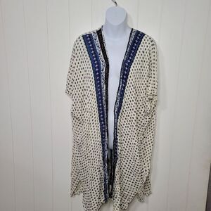 Angie Cardigan Kimono Womens Medium Boho Hippie Floral